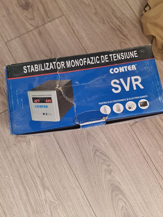 Stabilizator de tensiune cu releu Conter AVR SVR 1000VA / 750W