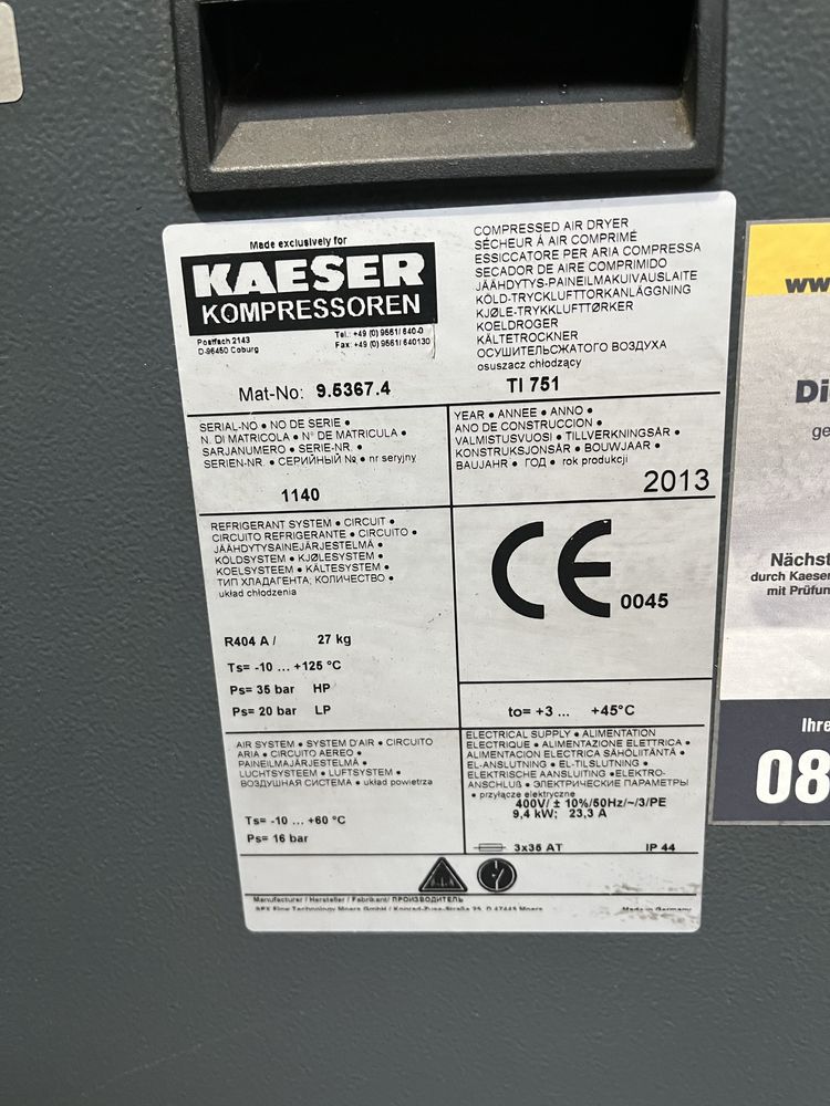 Uscator aer Kaeser TI751