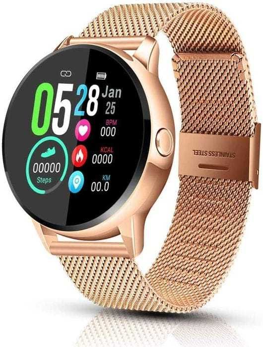 Ceas. Smartwatch, metalic Eivotor