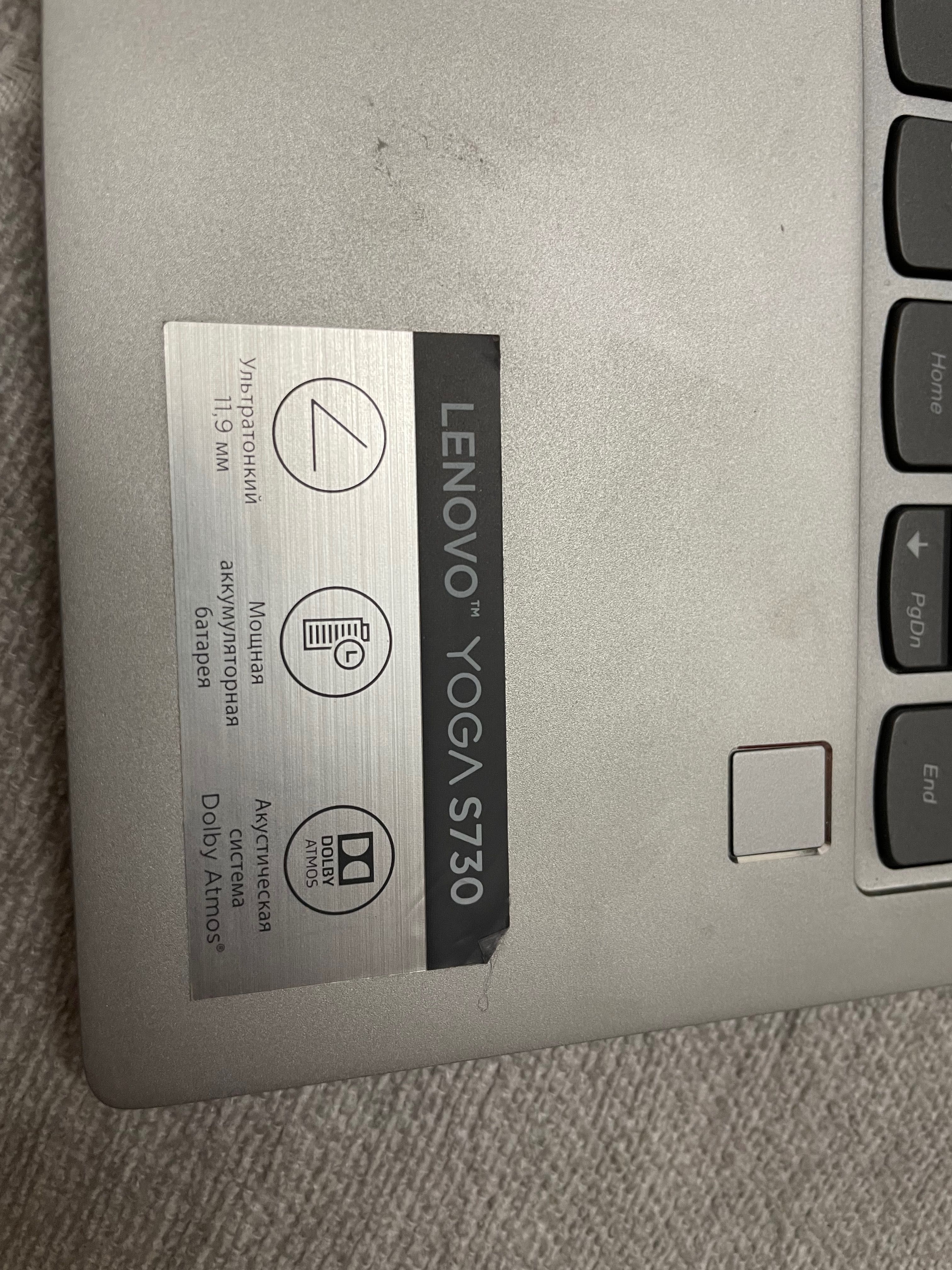 Продам netbook Lenovo yoga S730 на запчасти