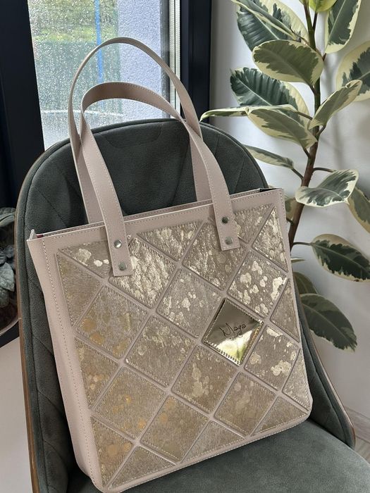 Чанта естествена кожа