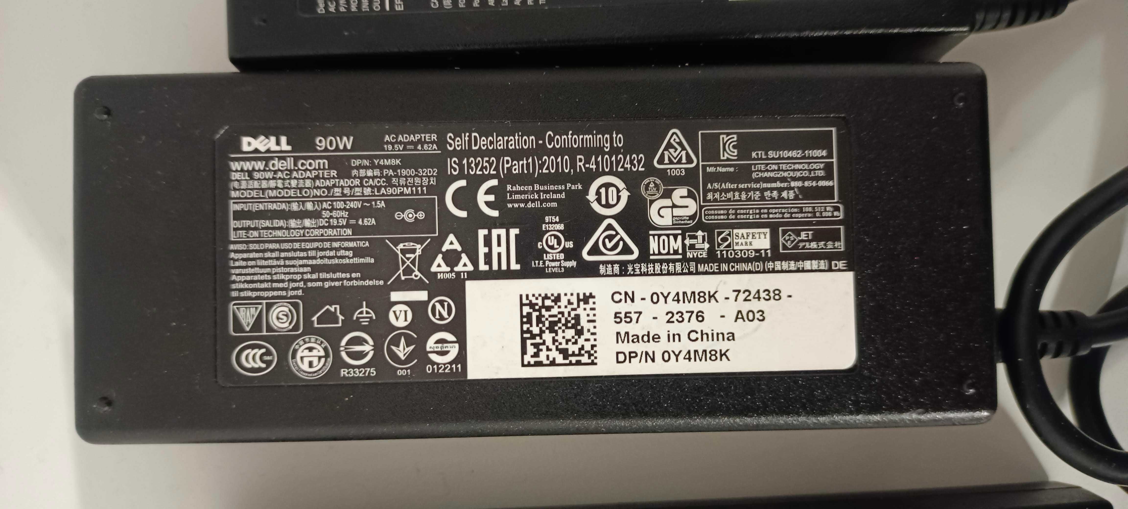 Incarcatoare aliementatoare laptop Dell 19V  4,62 A și 3,34 A