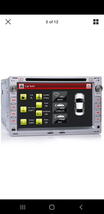 Navigație auto dedicată VW, cu ecran de 8 inch