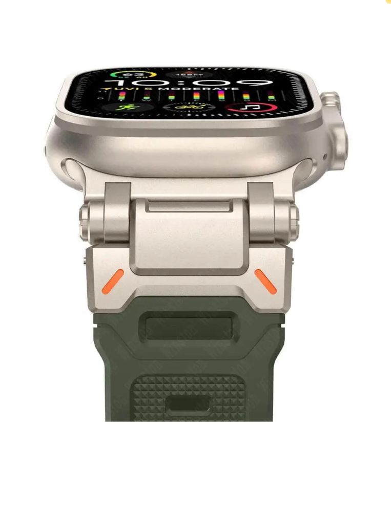 Curea Husa Double Titan + TPU Compatibila Ceas Apple Watch