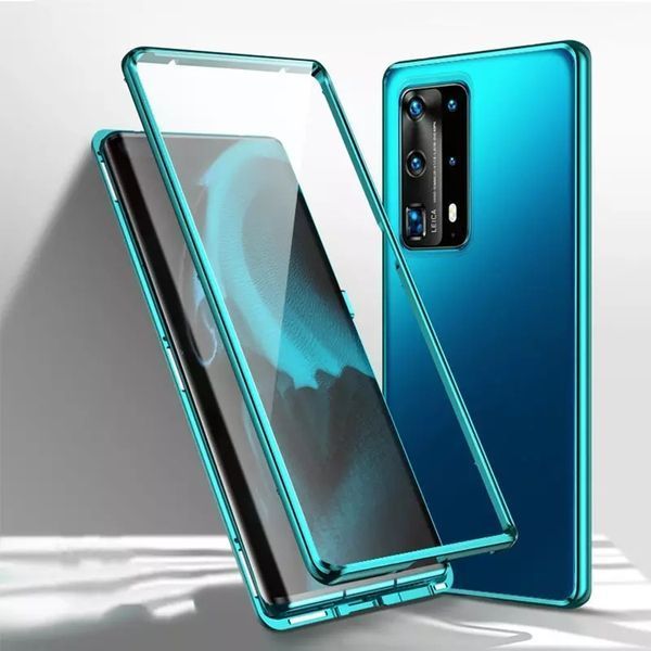 Huawei P40 Pro P40 Lite P40 Lite E / Двоен 360 градуса магнитен кейс