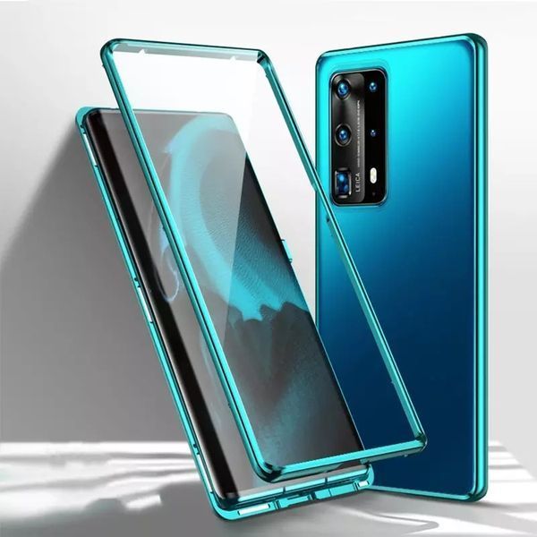 Двоен 360 градуса магнитен кейс Huawei P40 Pro P40 Lite P40 Lite E