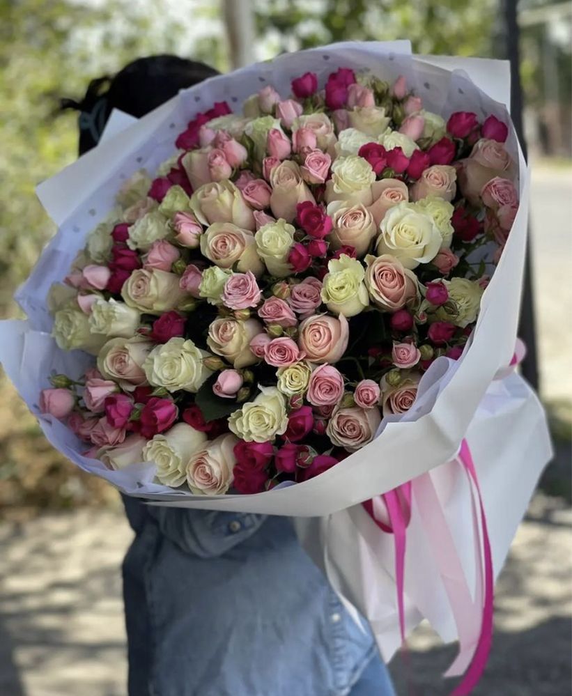 Кызылорда гул Роза цветы букеты