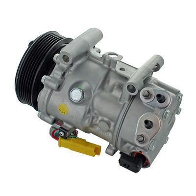 Compresor aer conditionat Citroen C5 (RD/TD), 2008-, motorizare 2.0 HDI, 100kw/103kw/110kw/ 120kw/132kw, diesel, rola curea 110 mm, 6 caneluri, tip Sanden: SD6C12