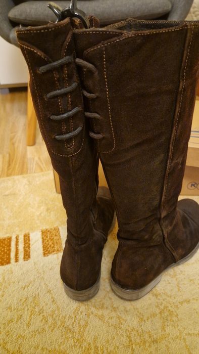 Кафяви Кожени Ботуши