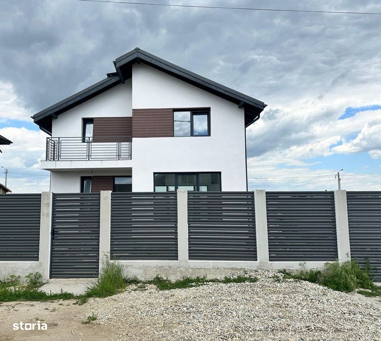 Vila individuala -4 camere -3 bai -425mp teren- str asfaltata