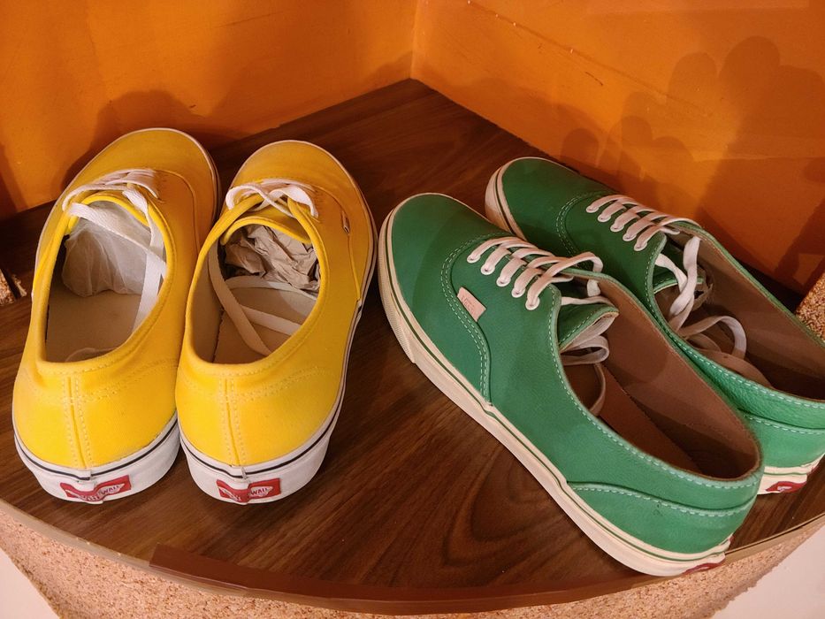 Pantofi (sneakers) Vans Classic Skateboard TB9C Galben + Verde