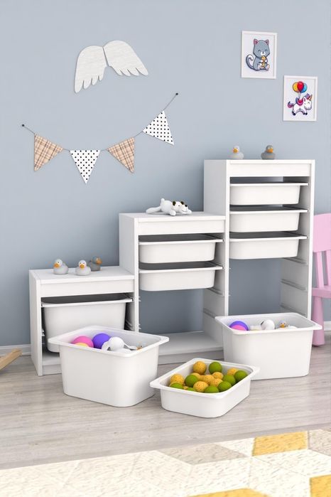 Шкаф за Съхранение с 9 кошници