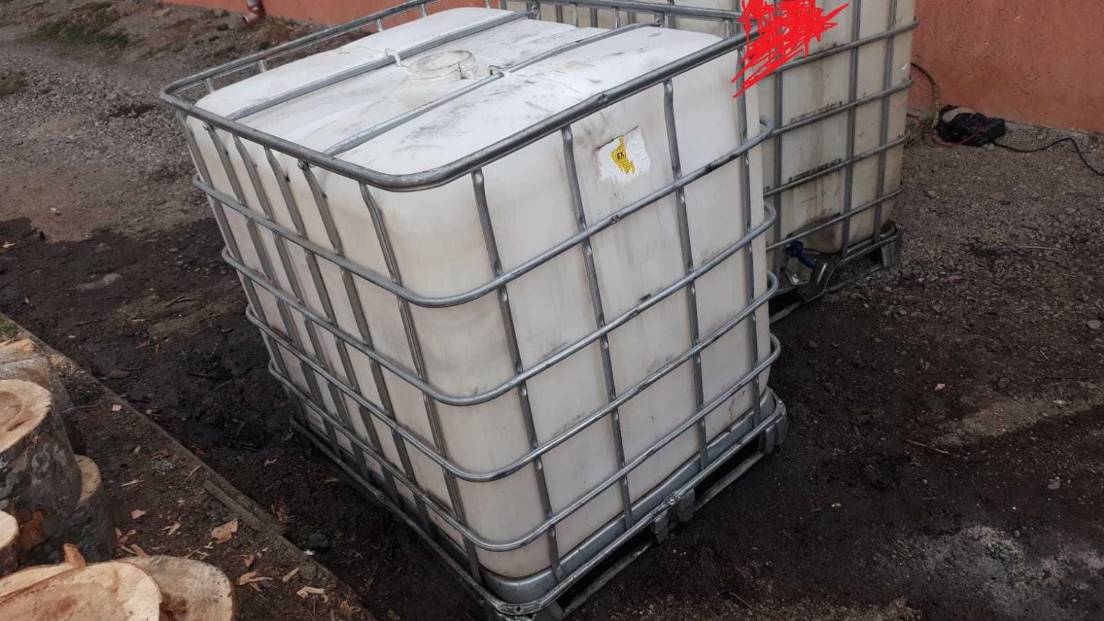 Vand bidon ibc rezervor fosa septica butoi de 1000 litri