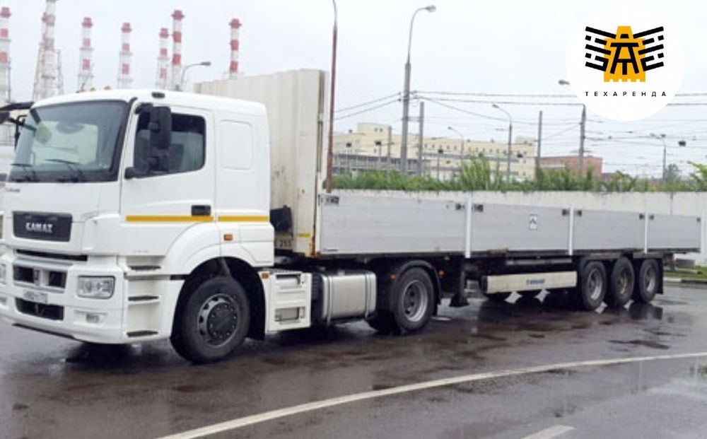 Услуги, аренда и заказ длиномера, трала, шаланда, полуприцеп