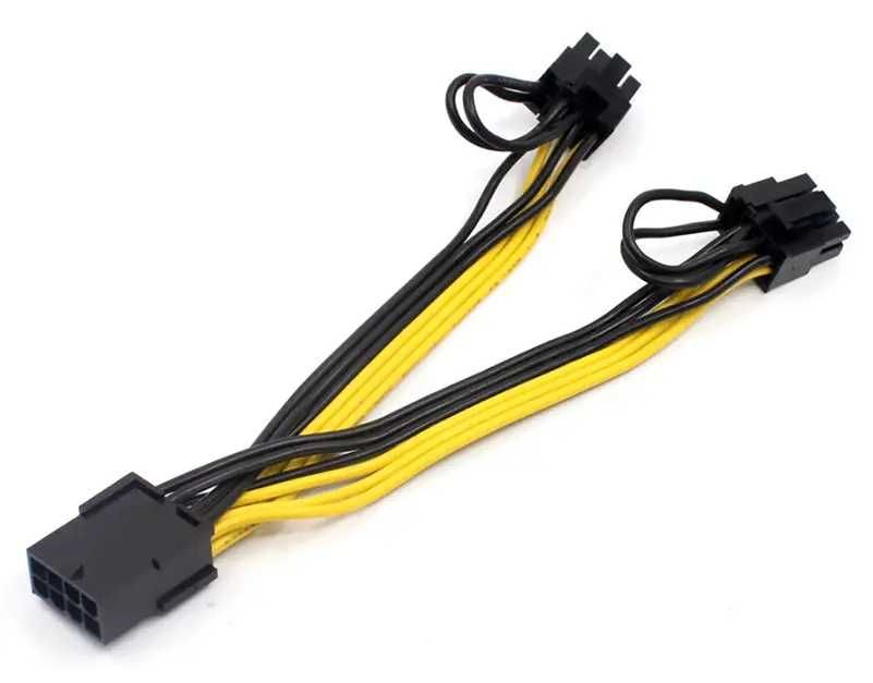 Adaptor splitter alimentare placa video PCIEx 6 8 6+2 pini MOLEX PCI-E