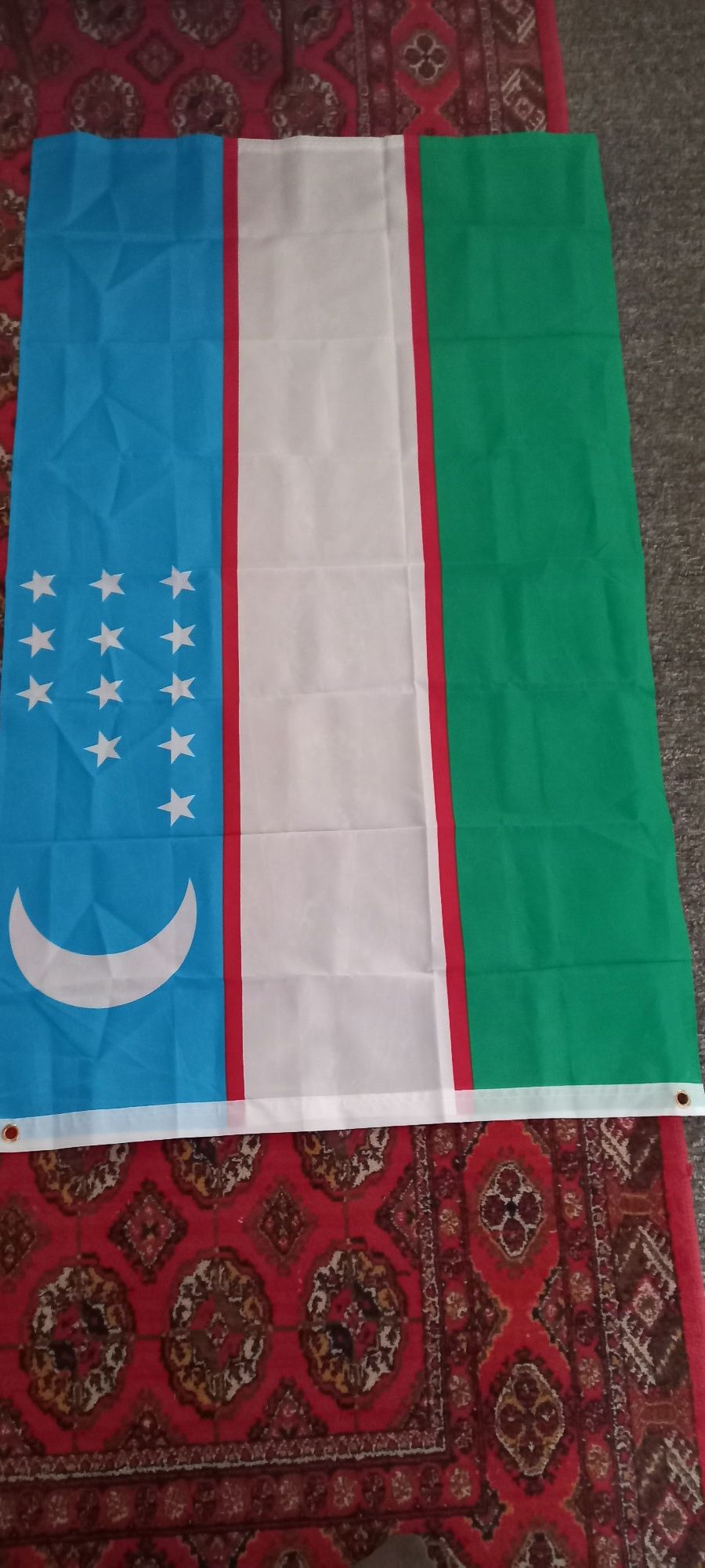 Флаг Узбекистана 154/94 см