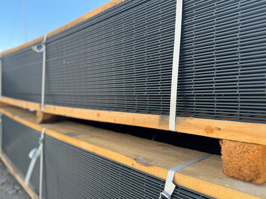 Panou  verde si gri antracit dublu fir 2d 5/4/5mm - cel mai mic pret