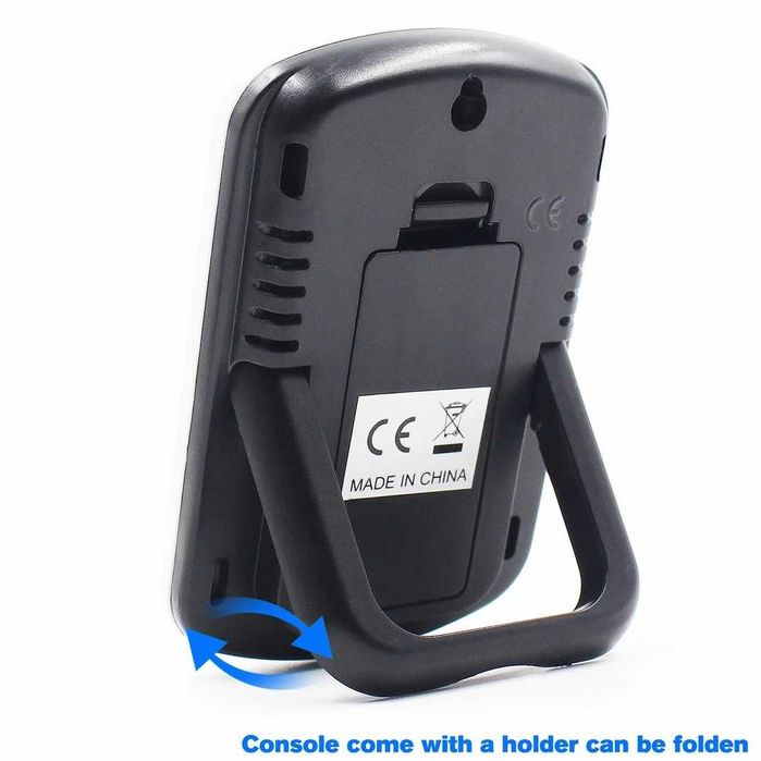 LCD безжичен термометър за измерване на вътрешна и външна температура