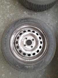 Set 4 jante tabla Hyundai 4x100 R13 cu anvelope 155/80