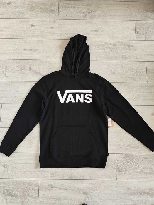 Hanorac Vans negru, marimea L, 100% bumbac