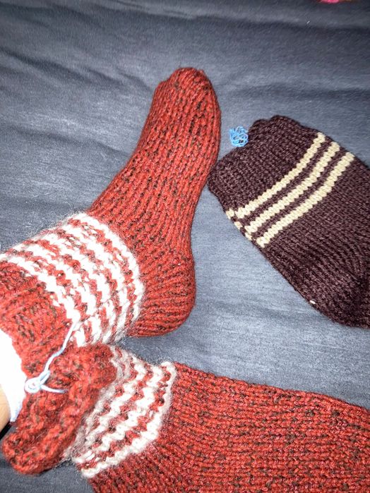 Set 2 perechi ciorapi tricotați