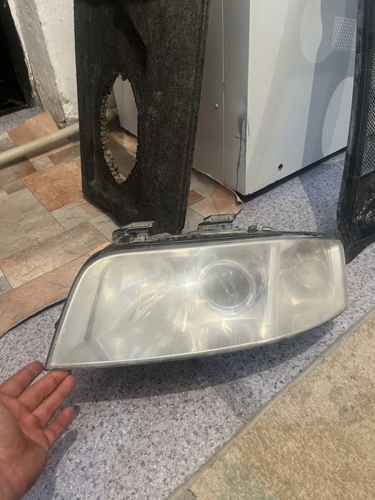 Фарасы ауди а6 с5 2001  рестайлинг левый хороши ушки все не сломанные