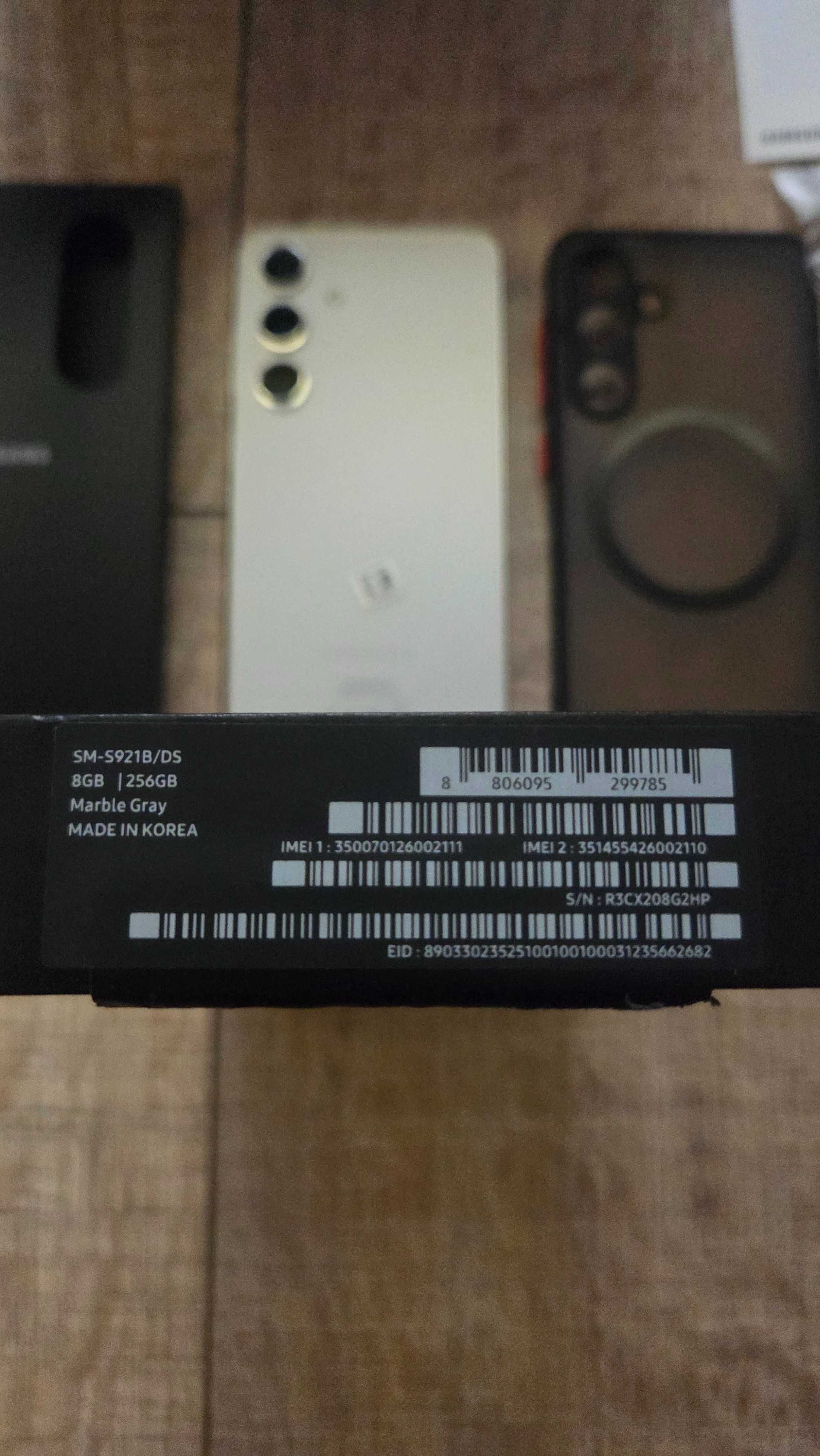 Гаранция Samsung Galaxy S24 Marble Gray 256 GB Dual