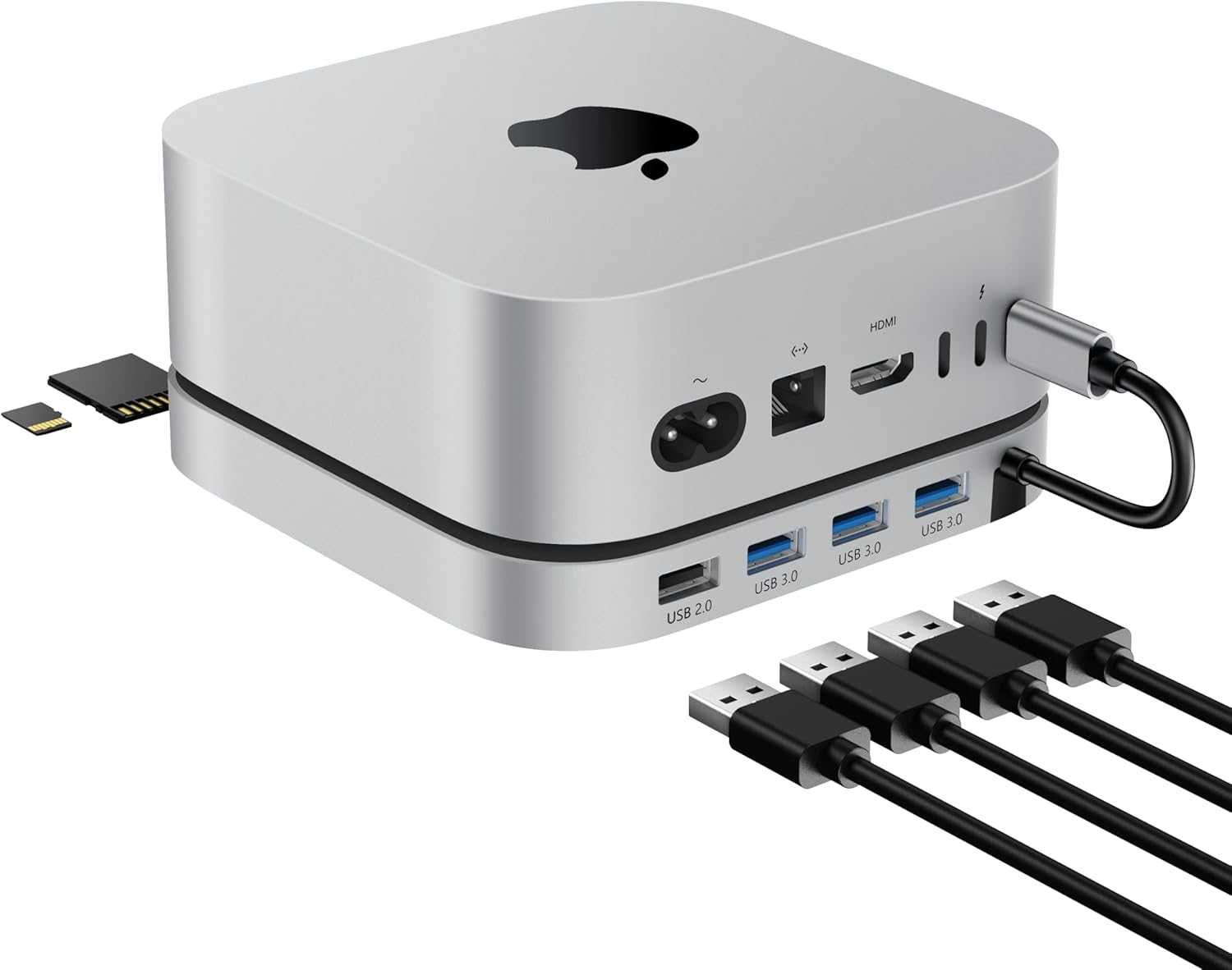 Докинг станция Stouchi Mac Mini за Mac Mini M4/M4 Pro 2024
