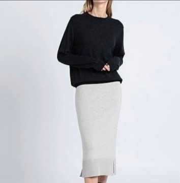 Bluza / Pulover negru, lana naturala extrafina, S, M, L, XL