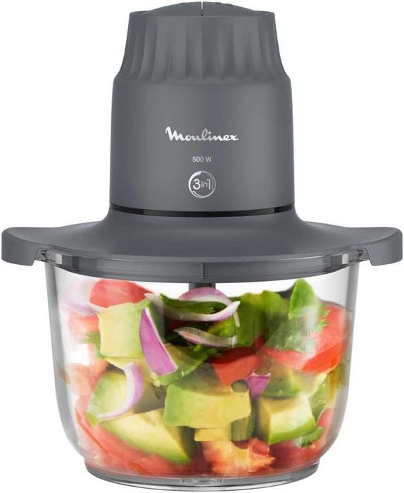 Moulinex Choppeo, чопър, стъклена купа 1л,  2 скорости, Java Pepper