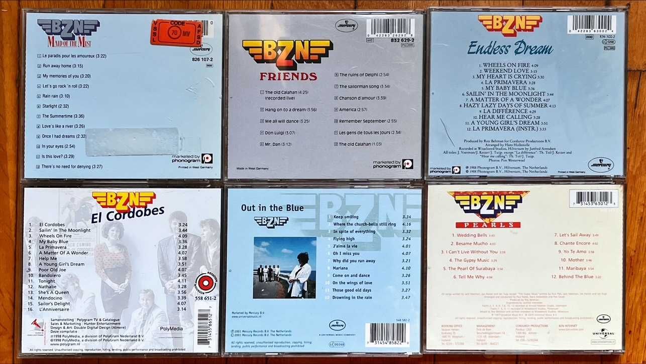 Colectie 12 albume originale BZN: 10 CD & 2 DVD