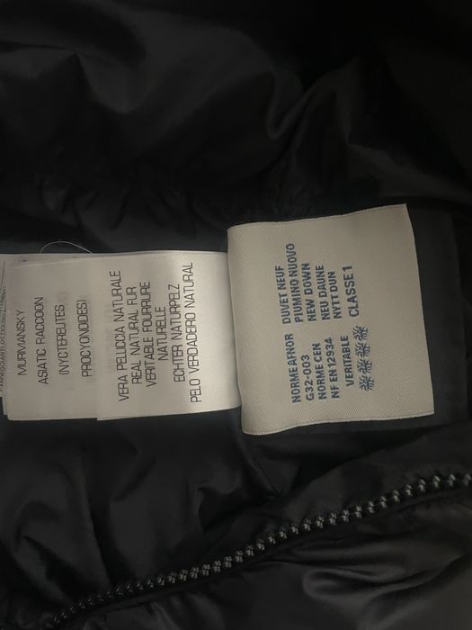 Combinizon  Moncler 6/9 din puf original