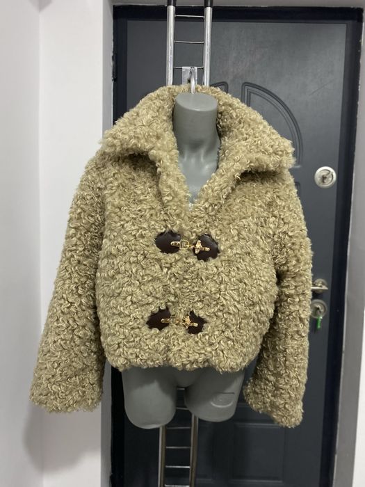 Geaca Zara imitatie lana miel