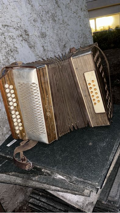 Doua acordeoane vechi vintage de colectie