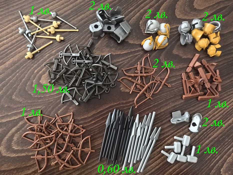 НОВИ LEGO минифигурки рицар пират сокол вълк форестмен