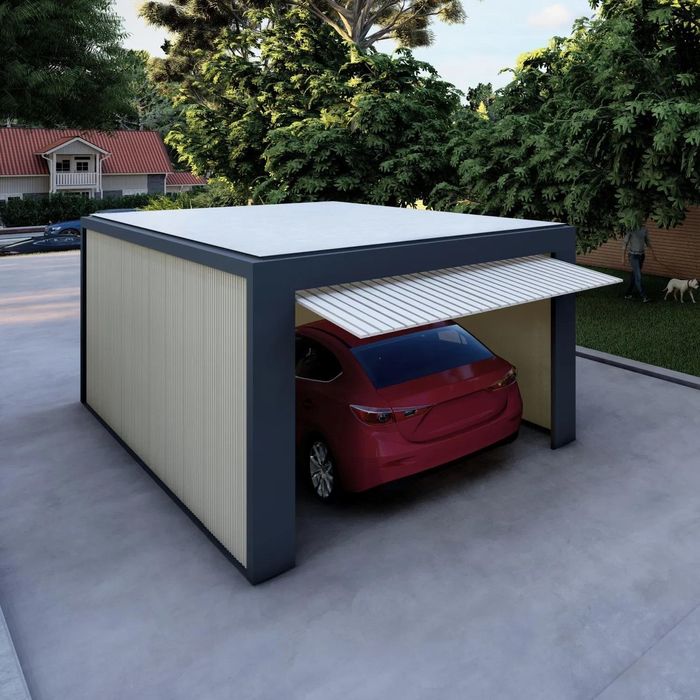 Vând garaje auto pe structură metalică