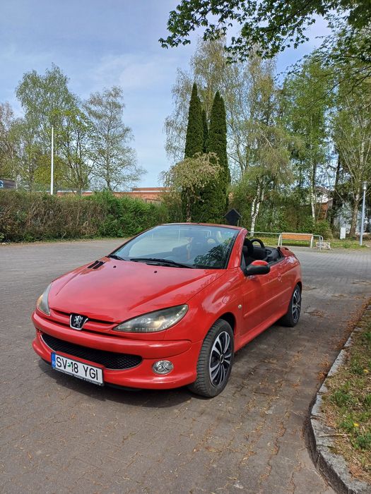Se vinde Peugeot 206cc (furia roșie)