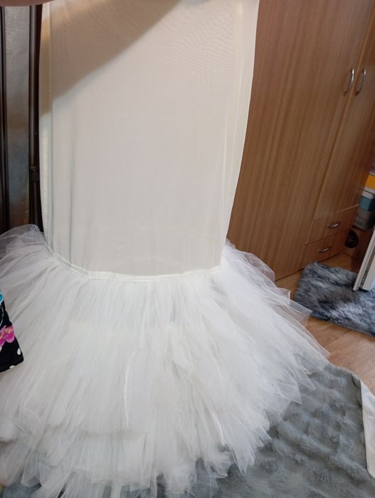 Rochie mireasa crem