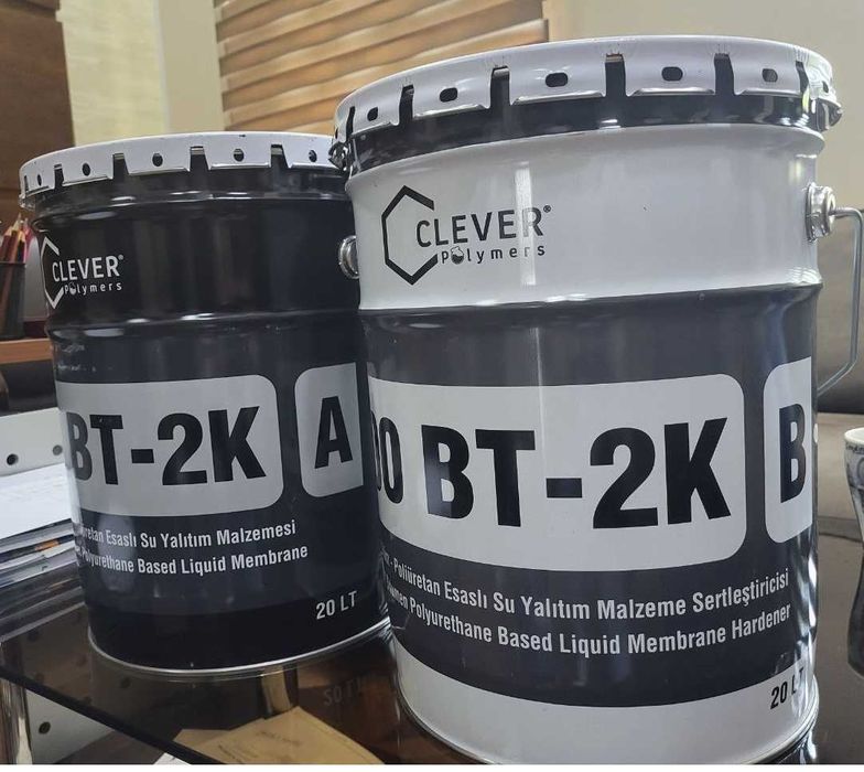 Жидкая резина 400 BT 2K Битумно полиуретановая гидроизоляция Clever