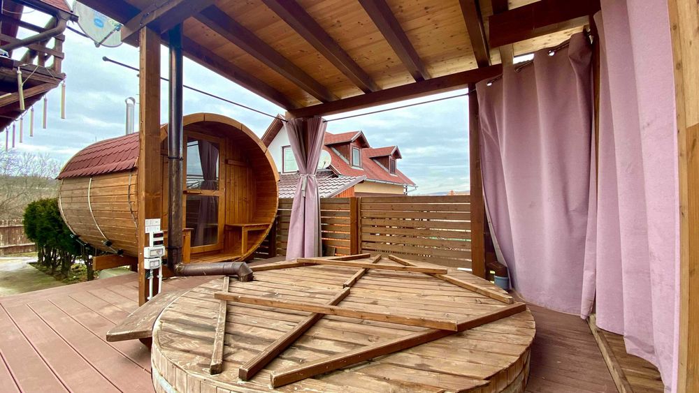 Închiriez Cabană cu Ciubăr și Sauna la 30min de Cluj-Napoca