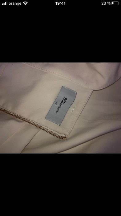 Salopeta albă lunga s-m