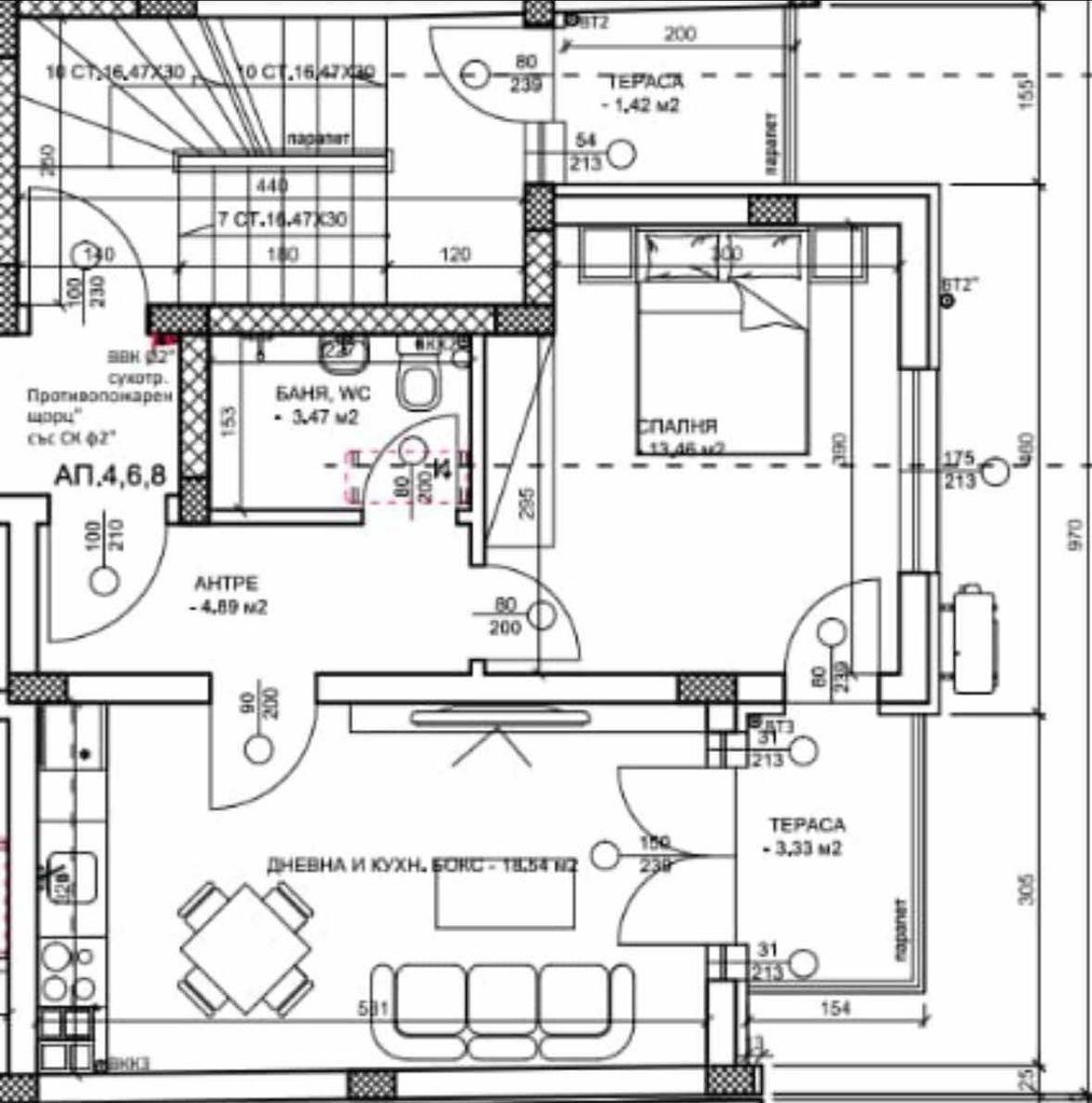 Продава се Двустаен апартамент в Пловдив, Център - 70 кв.м за 2426 €/кв.м - Снимка #1