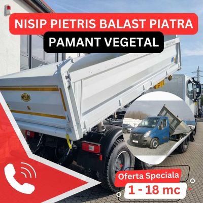 Nisip,balast,pietris,pamant vegetal(clinceni,domnesti,teghes,ordoreanu