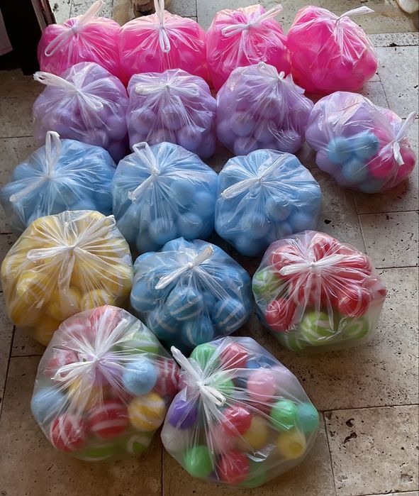 Bile colorate joacă copii – de la 0,5 lei/bilă – 714 bucăți set
