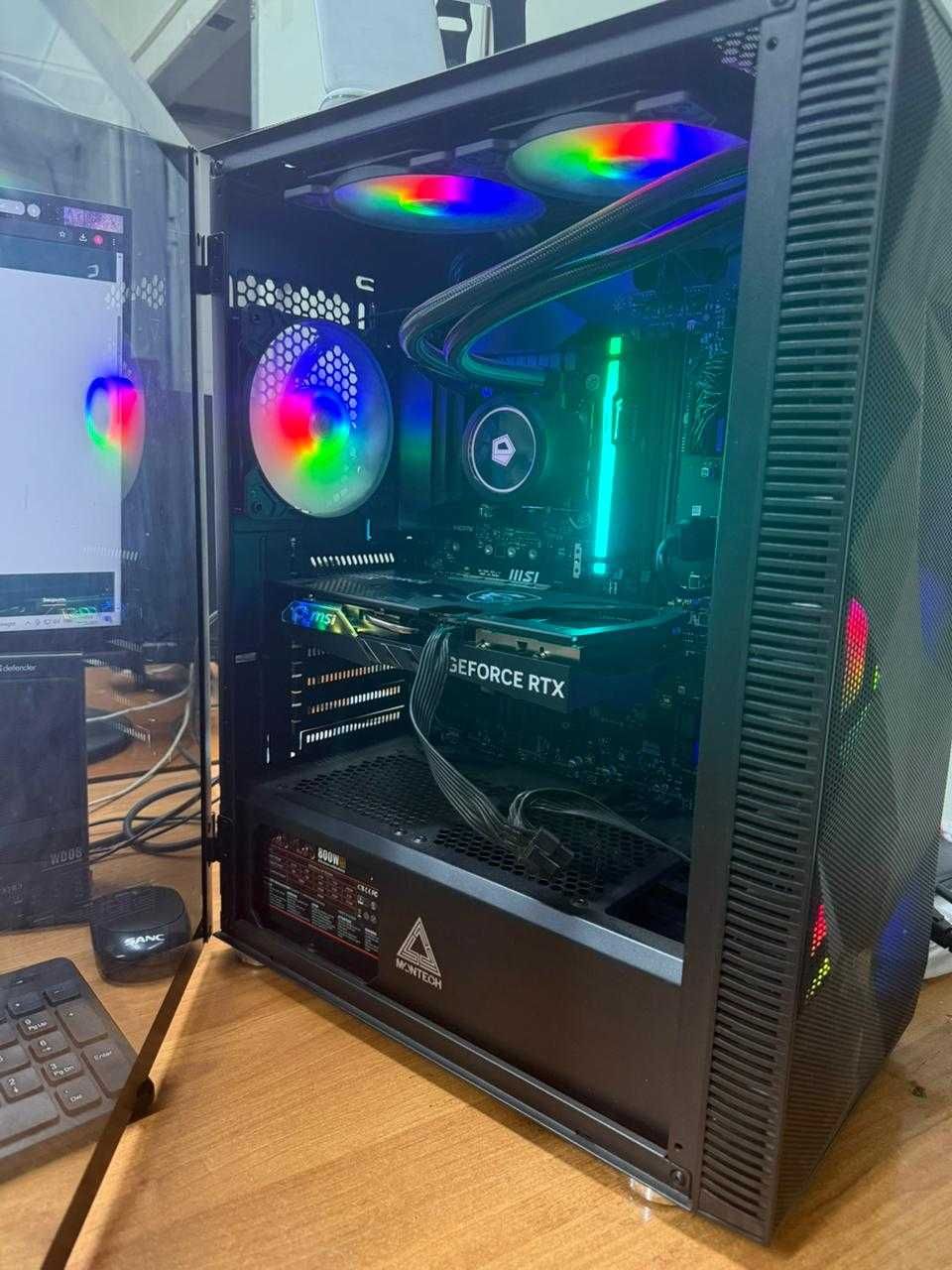 Продам игровой компьютер i5 12400, 4060, 16 гб ОЗУ DDR5