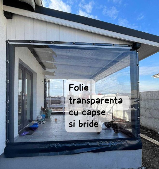Inchideri Terase-Balcoane Folie transparenta-Cristal