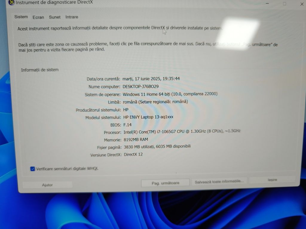 Hp Envy / 13,3 inch 4k / i7-1065G7/ RAM 8 GB / ssd 128 GB /