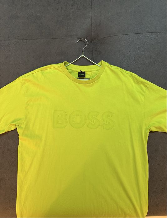 Тениски Boss в кафяв и зелен цвят