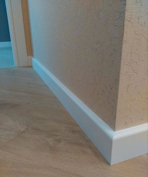Плинтус МДФ. ПОЛИМЕР  установка