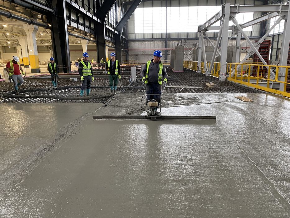 Turnari beton finisat mecanic elicopterizat